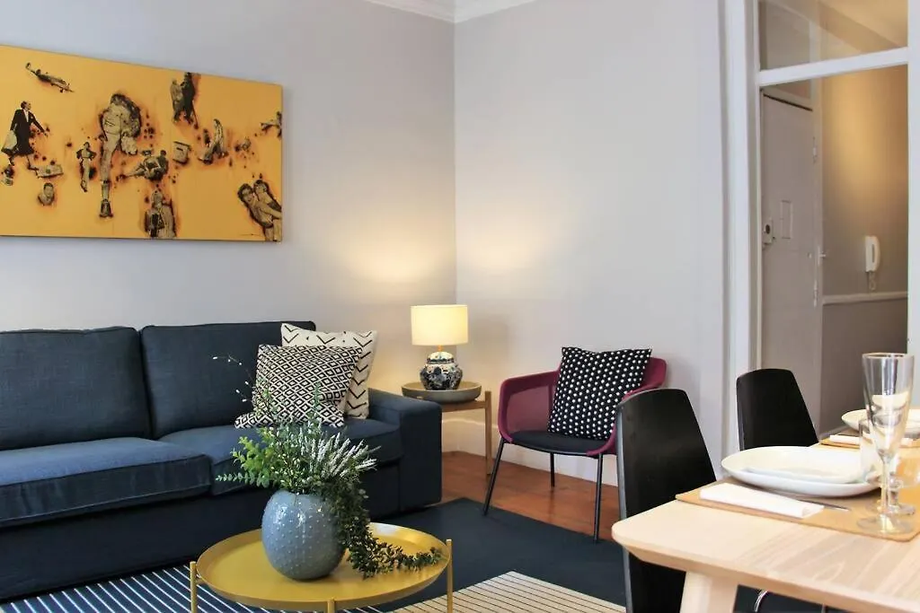 Sm1-Happy At Hip Pr.Real & Bair.Alto + Private Patio! Apartment Lisbon